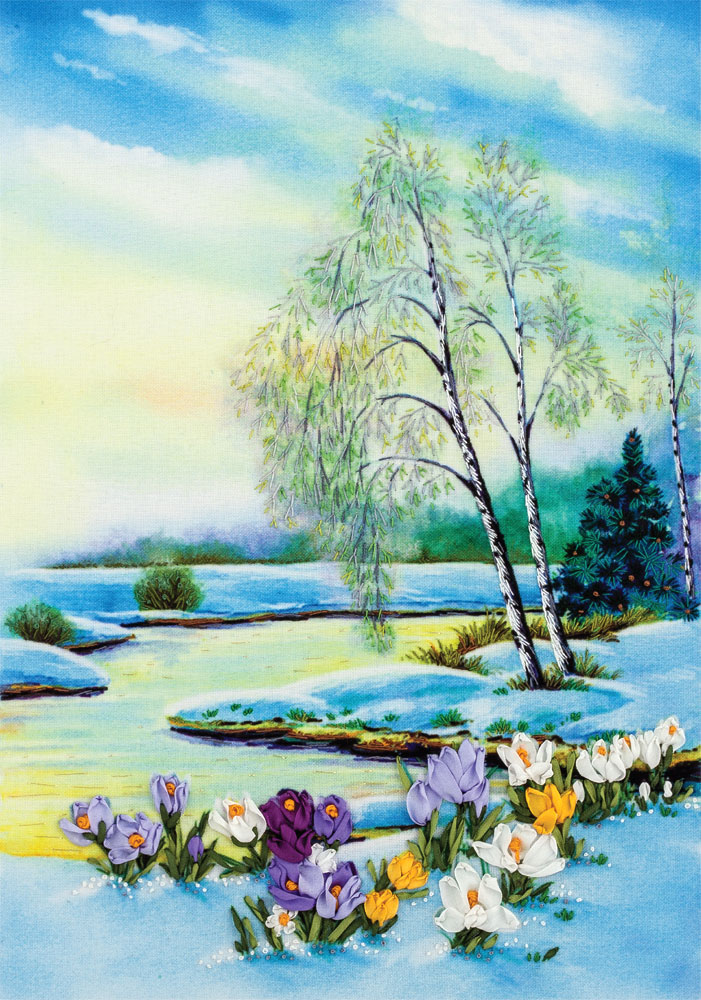 Весенний пейзаж 7 класс. Panna цветущие крокусы ЖК-2013. Весенний пейзаж. Весенний пейзаж рисунок.